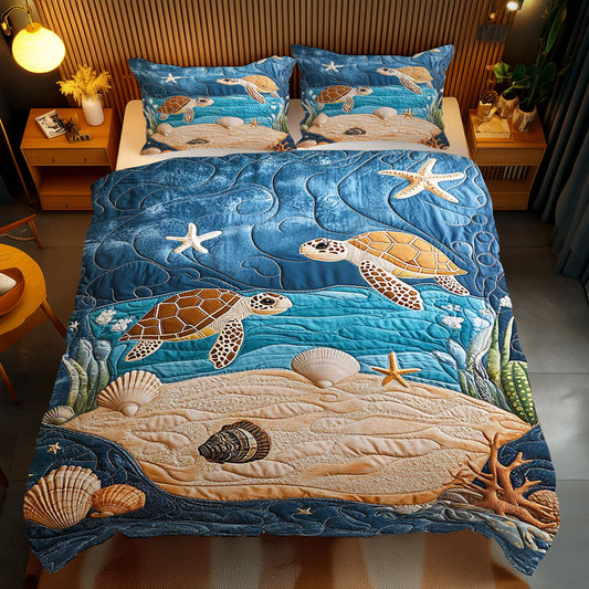 Sea Turtle WJ3009030CL Duvet Cover Set