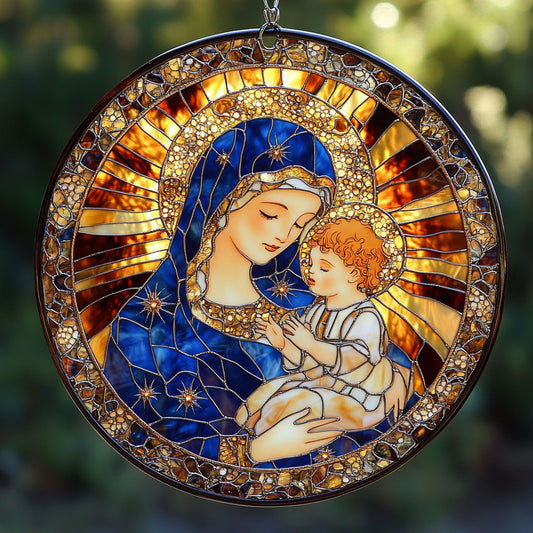 Blessed Mother WY2801023CL Suncatcher