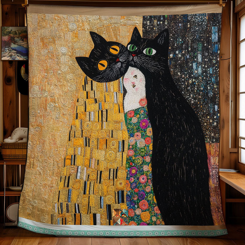 The Kiss Cat WU1110014CL Quilt
