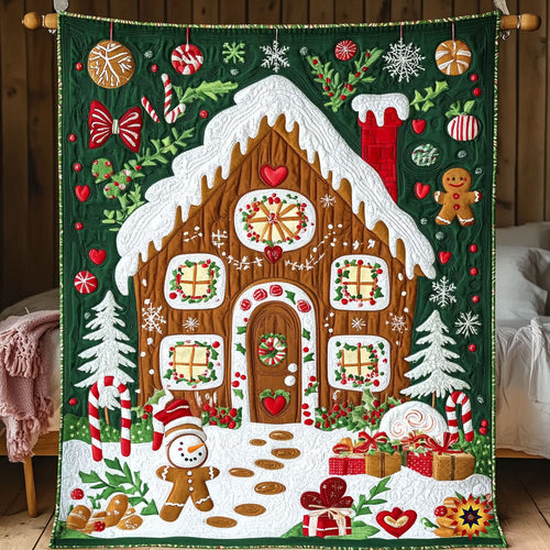 Gingerbread House WY0511030CL Quilt