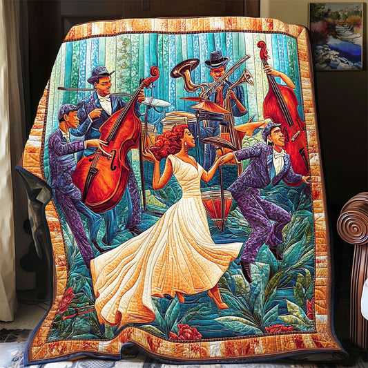 Jazz Band And Dancers WY1701047CL Quilt