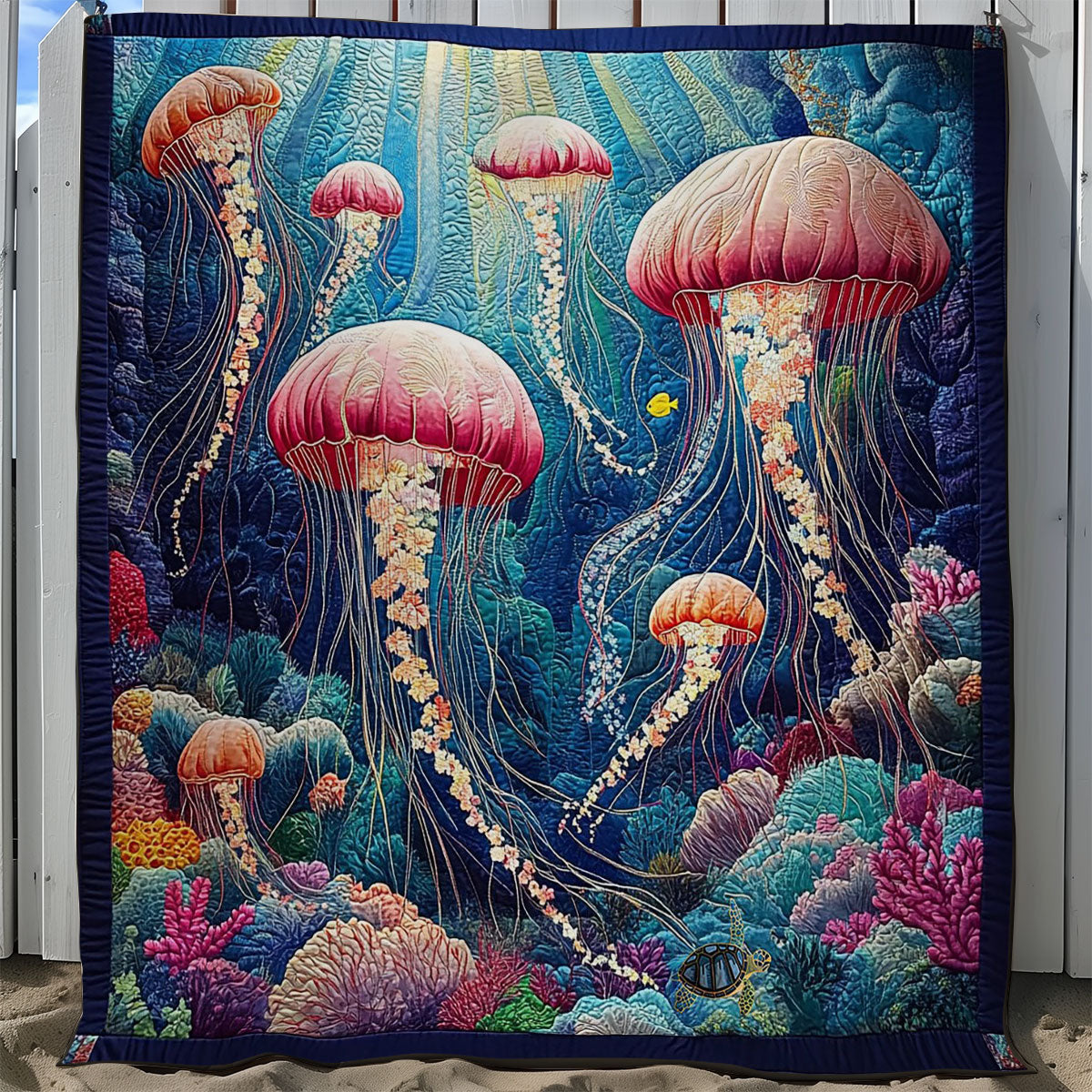 Jellyfish WY0412008CL Quilt