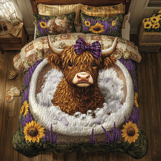 Cow Bath Sunflower WT2702035CL Duvet Cover Set