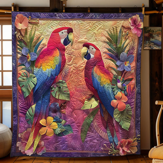 Parrot's Floral Serenade WN2310029CL Quilt