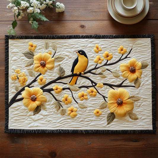 Chirp and Petals CP2804027CL Quilted Table Runner