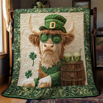 Lucky Highland Cow WN2712028CL Quilt
