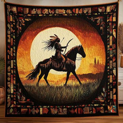 Sunset Tribe Native American WP1511040CL Quilt