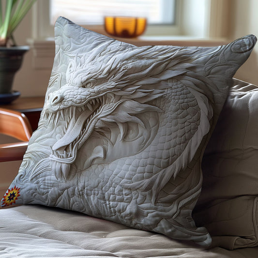 White Dragon WY0612094CL Quilt Pillow Case