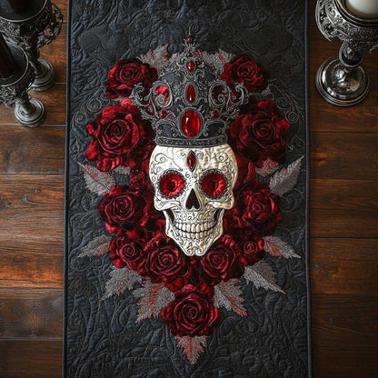 Crowned Skull WN2910083CL Quilted Table Runner