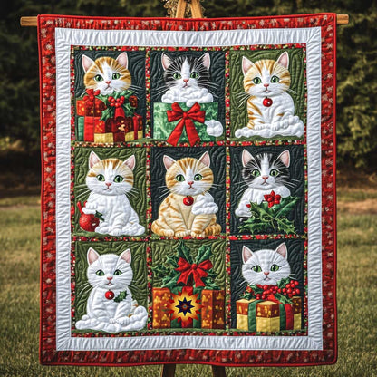 Little Tabby's Christmas WP0810031CL Quilt