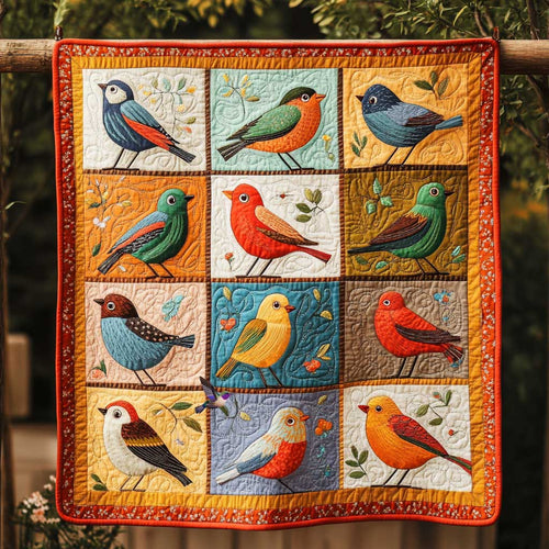 Colorful Bird WJ0710013CL Quilt