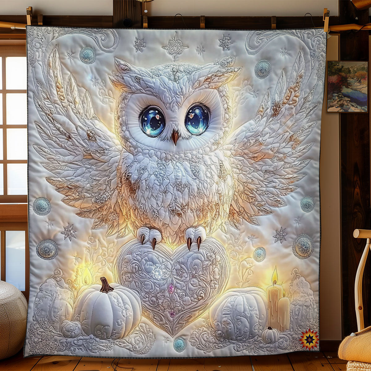 White Owl WY2312074CL Quilt