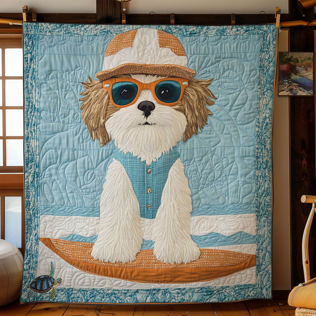 Shih Tzu In Style WN0811024CL Quilt