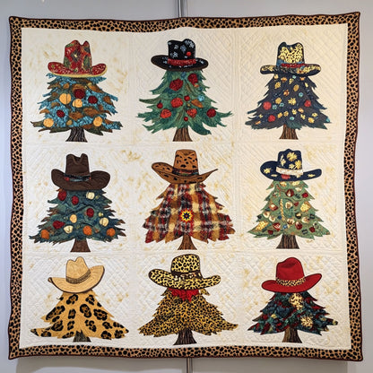 Christmas Tree Cowboy WY2810017CL Quilt