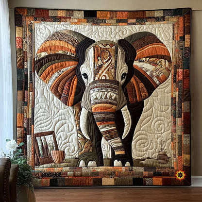 Patchwork Elephant WJ1712034CL Quilt