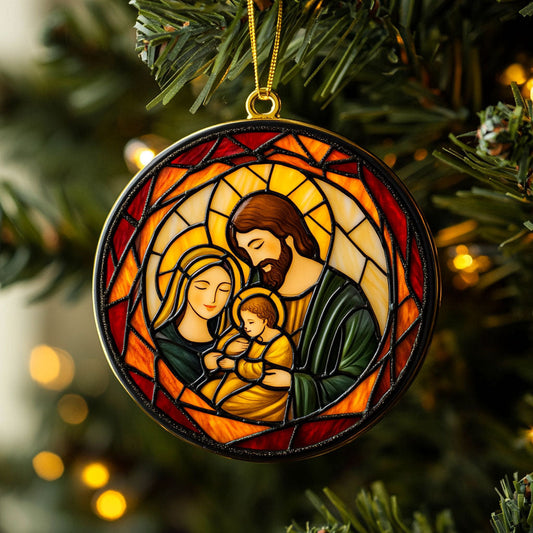 Christian Sacred Night WN1610040CL Christmas Ornament