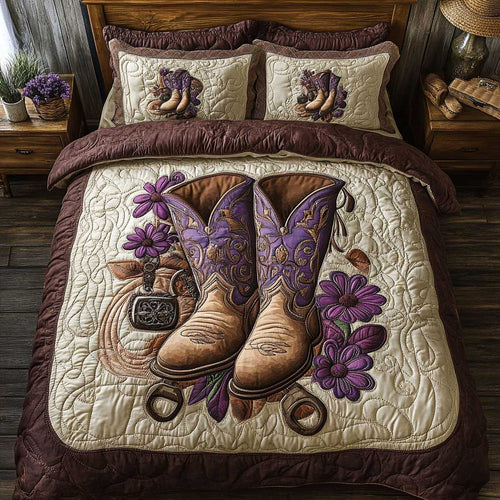 Cowboy Boots Wildflower WP0801010CL Duvet Cover Set