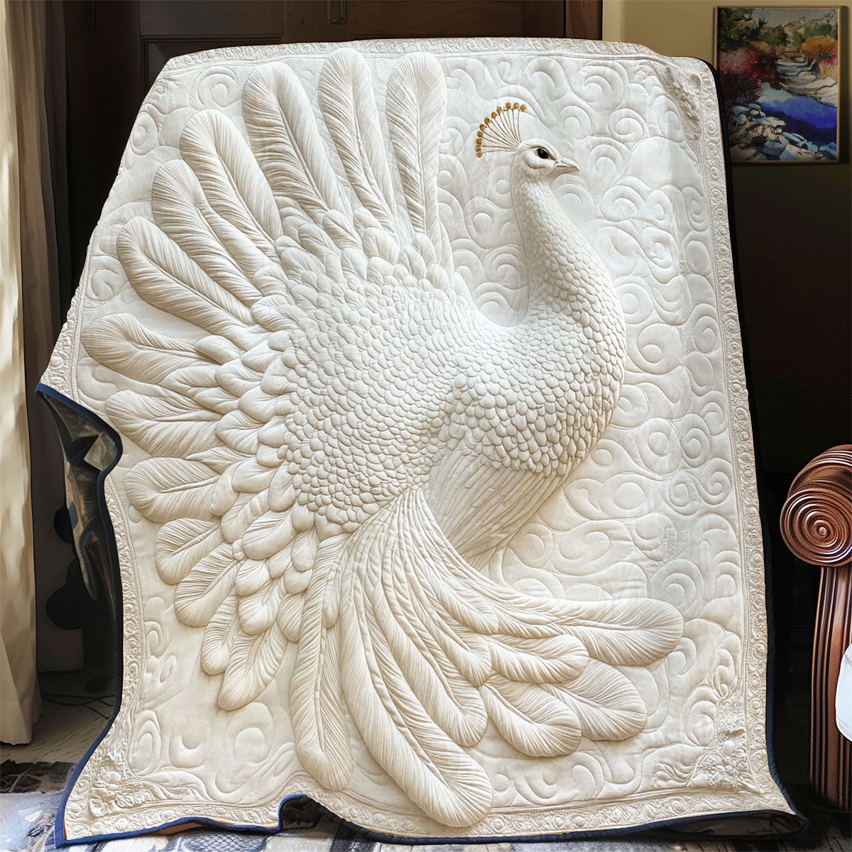 The Peacock's Grace YR0801016CL Quilt