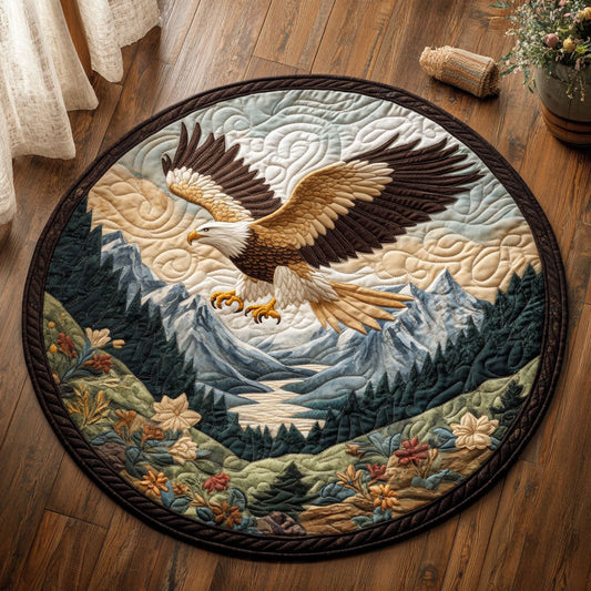 Majestic Eagle CP2306041CL Quilted Round Mat