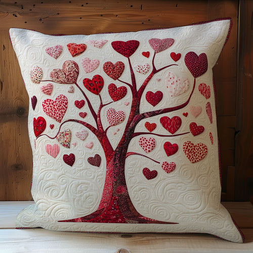 Valentine Heart Tree WY0602097CL Quilt Pillow Case