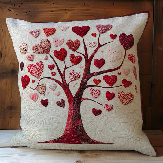 Valentine Heart Tree WY0602097CL Quilt Pillow Case