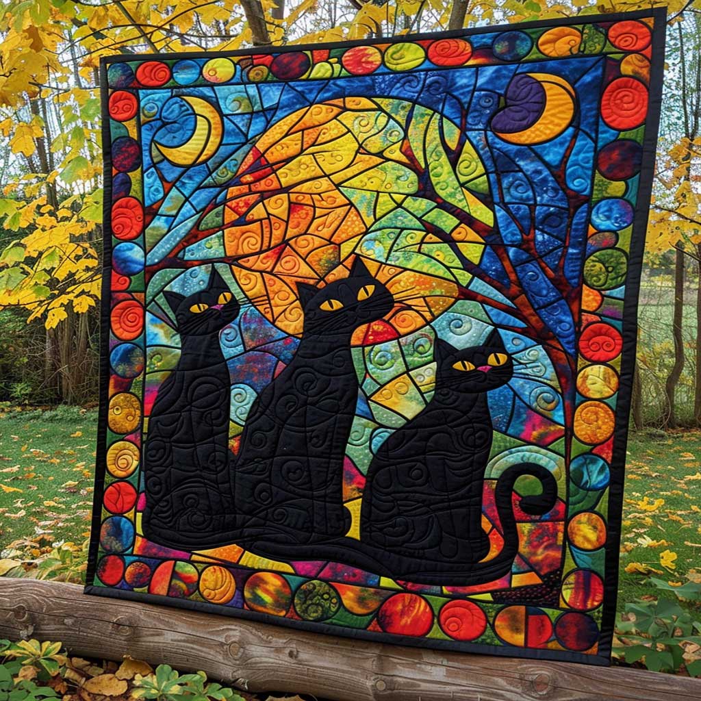 Whimsy Cat Family WJ2609021CL Quilt