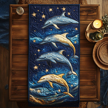 Dolphin Dreamscape CW1205079CL Quilted Table Runner