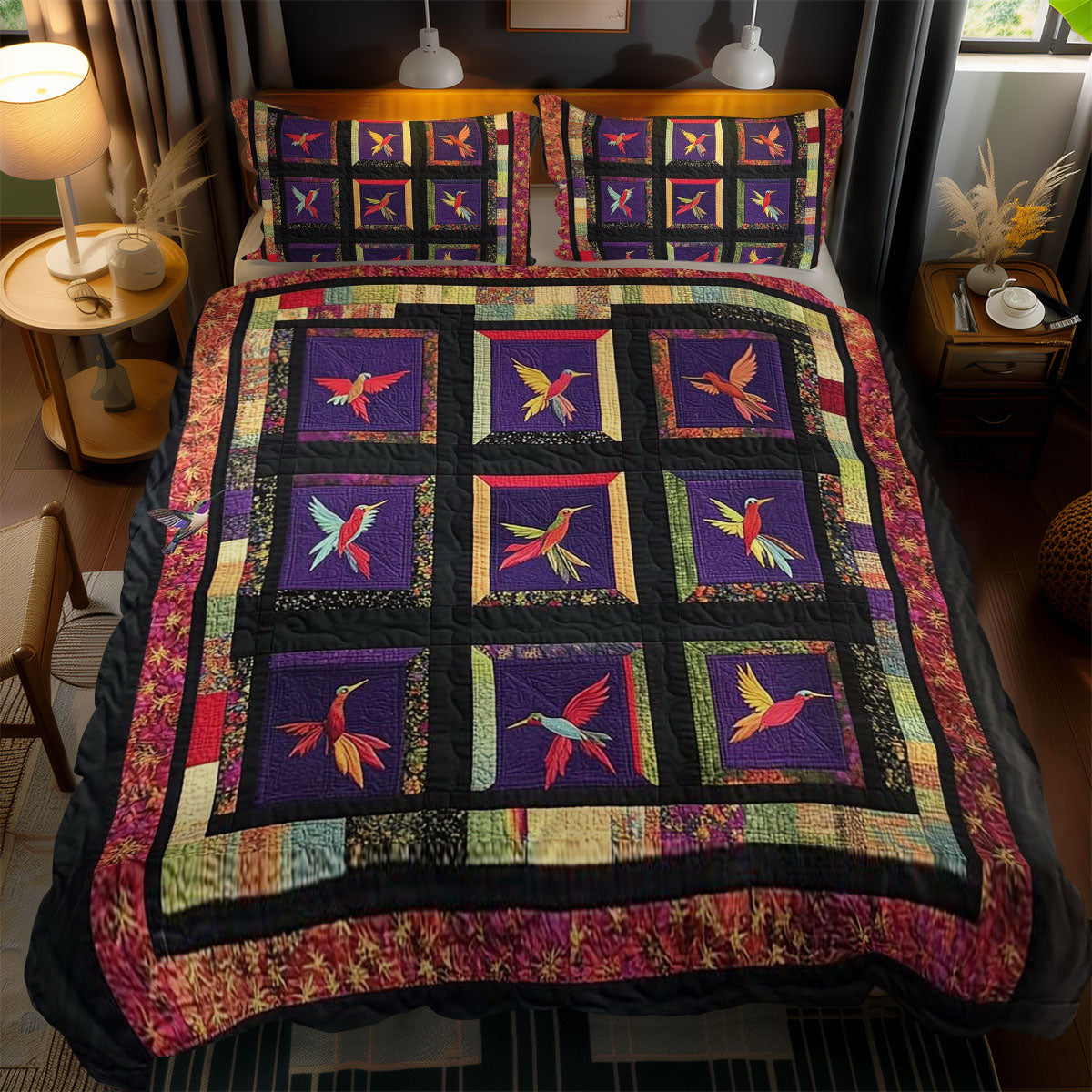 Flying Hummingbird WN1010126CL Duvet Cover Set