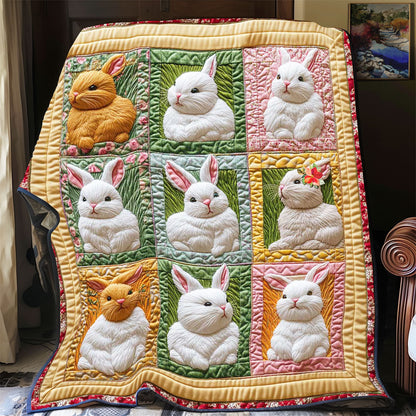 Fluffy Bunny Collection WP2312019CL Quilt