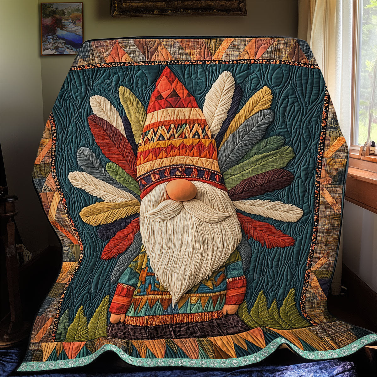 Feathered Gnome WX2512020CL Quilt