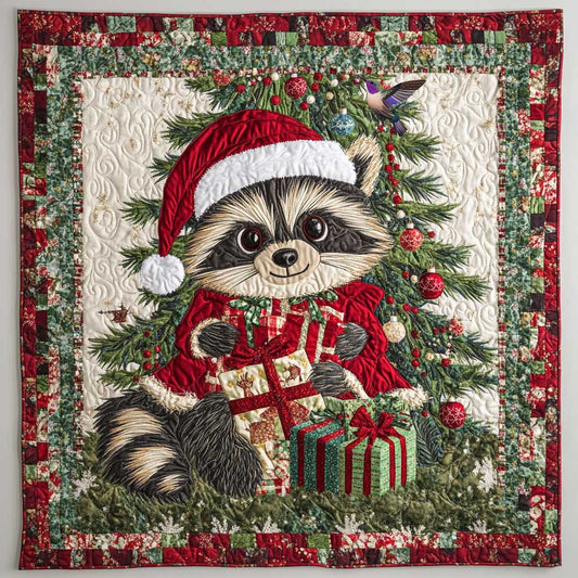Christmas Raccoon WN0711034CL Quilt