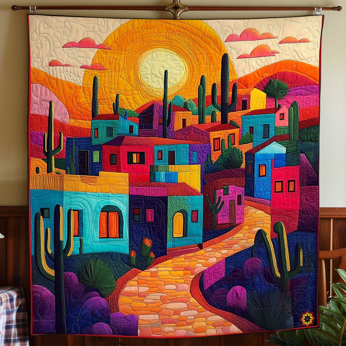 Sunset City WY1511022CL Quilt
