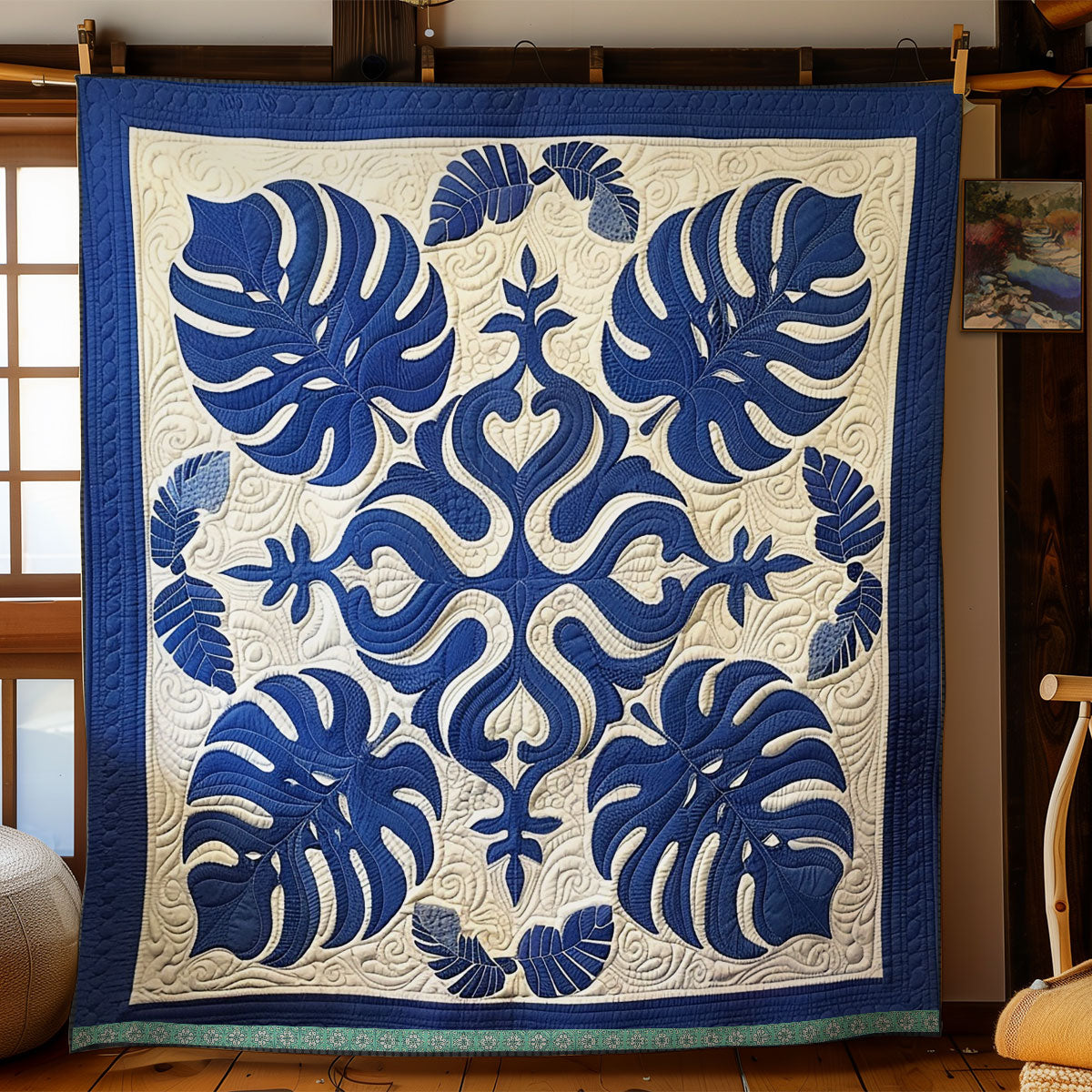 Hawaiian Evenly Leafed WN1209092CL Quilt