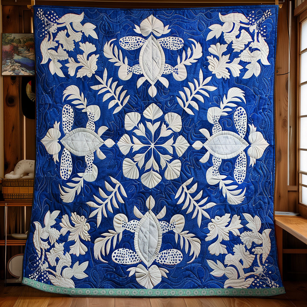 Hawaiian Green Escape WN1209085CL Quilt