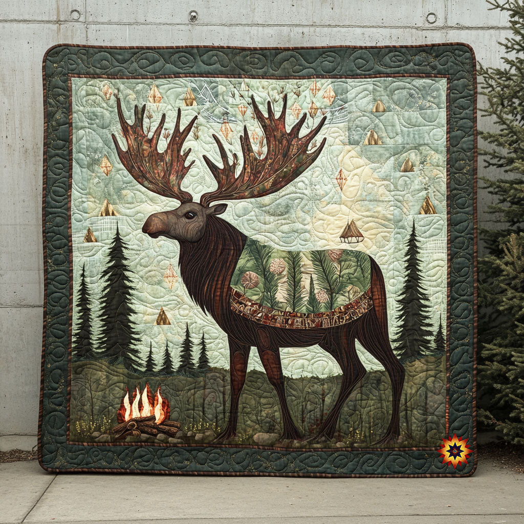 Moose WY1411048CL Quilt