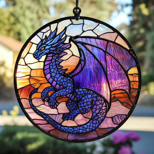 Dragon Purple WT2702002CL Suncatcher