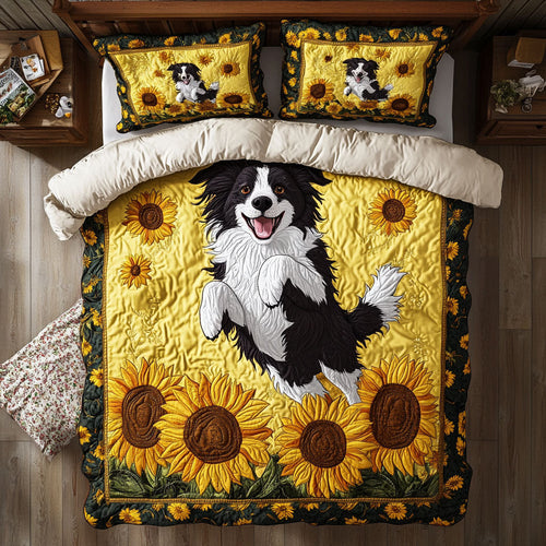 Cute Border Collie WY1302074CL Duvet Cover Set