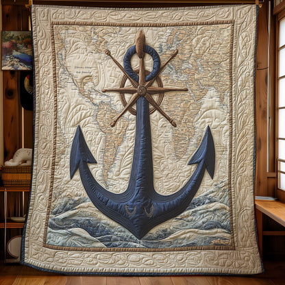 Nautical Anchor CW0606045CL Quilt