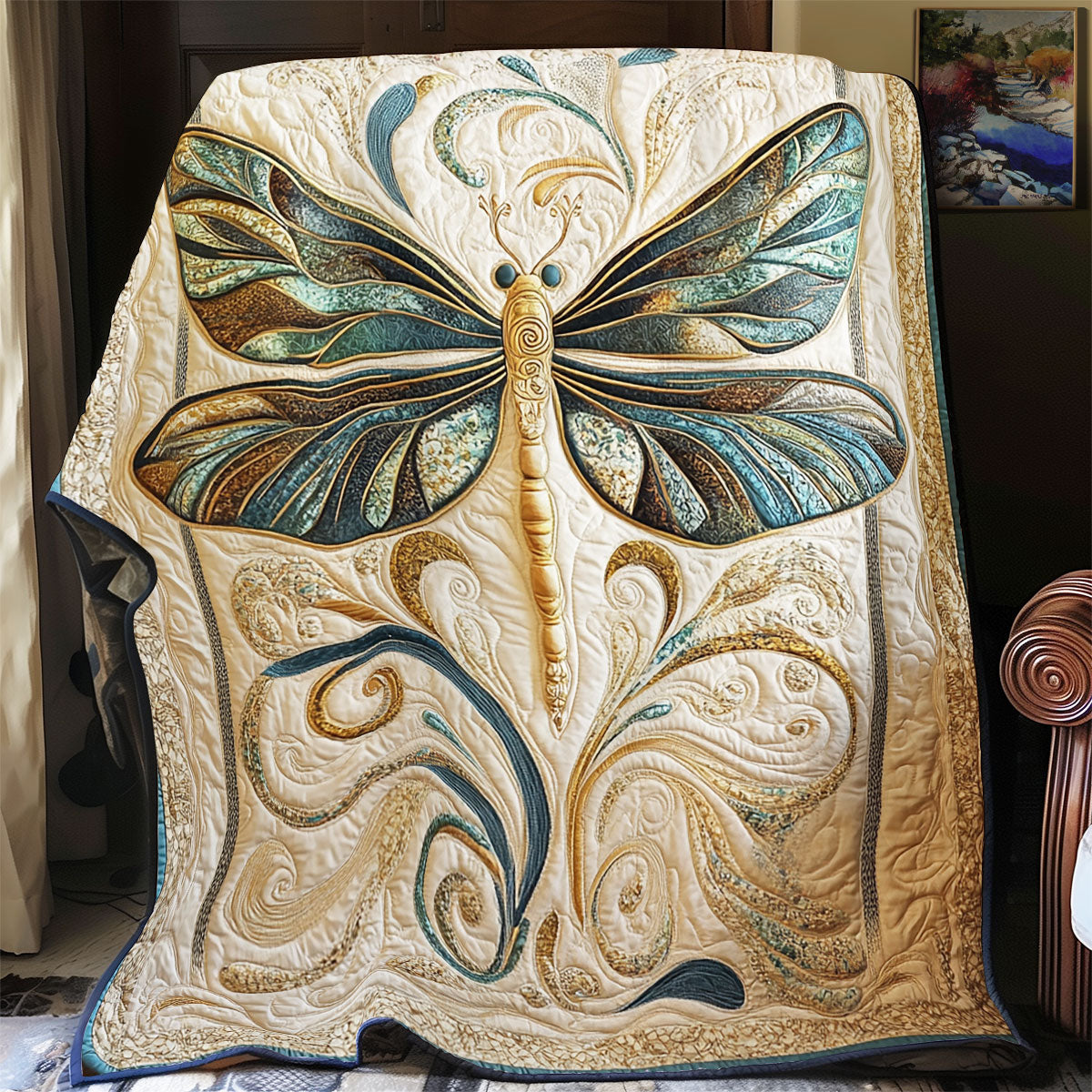 Harmony Dragonfly WX2702098CL Quilt