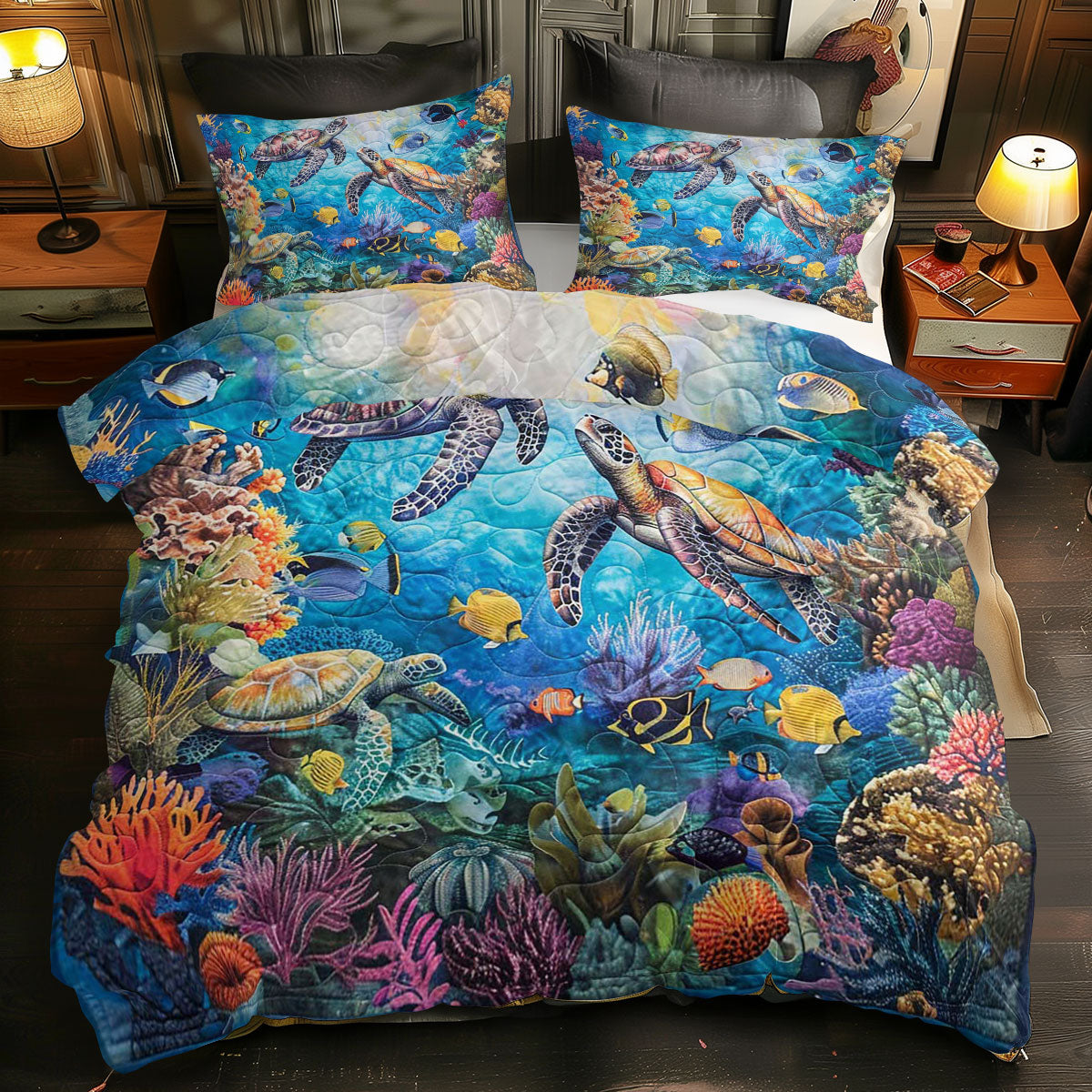 Sea Turtle WJ1309035CL Duvet Cover Set