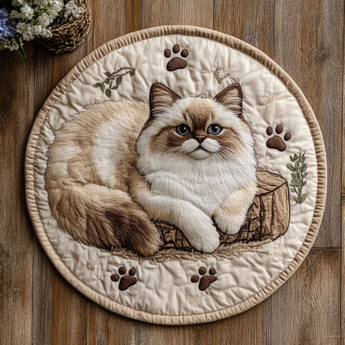 Cozy Ragdoll CP2004169CL Quilted Round Mat