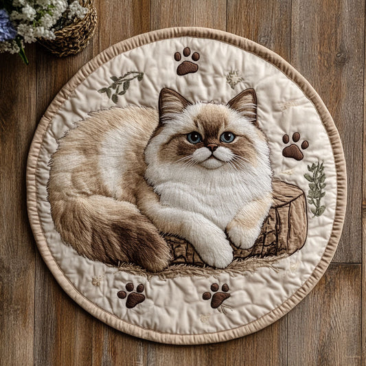 Cozy Ragdoll CP2004169CL Quilted Round Mat