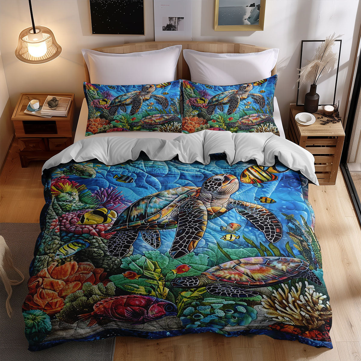 Sea Turtle WJ1109034CL Duvet Cover Set