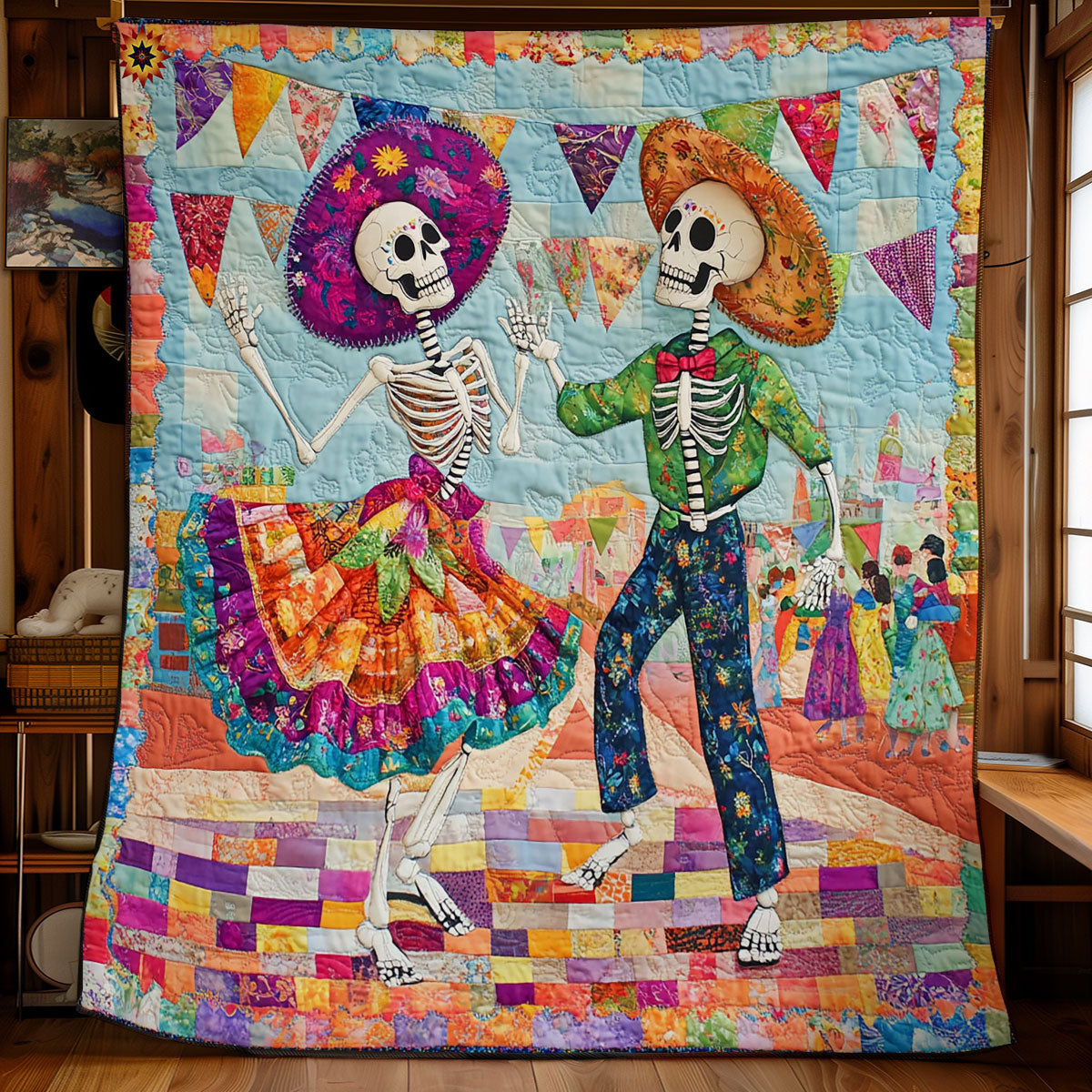 Day Of The Death WY0212013CL Quilt