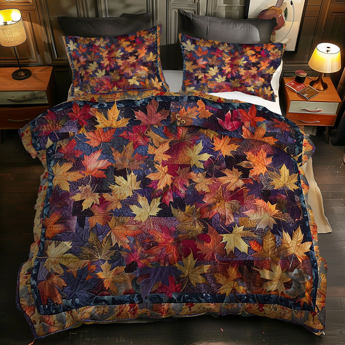 Red Maple Glow WN0310129CL Duvet Cover Set