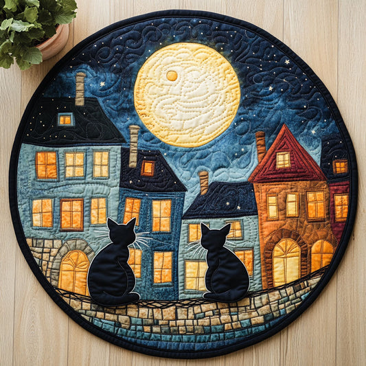 Dream Town CW2905556CL Quilted Round Mat