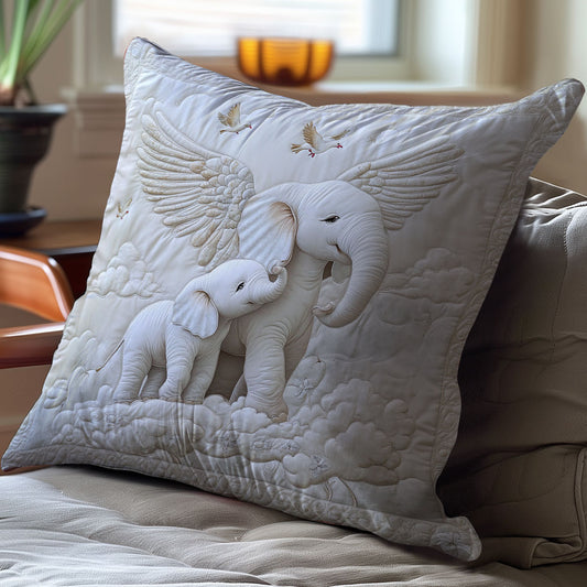Angel Elephant WY2501003CL Quilt Pillow Case