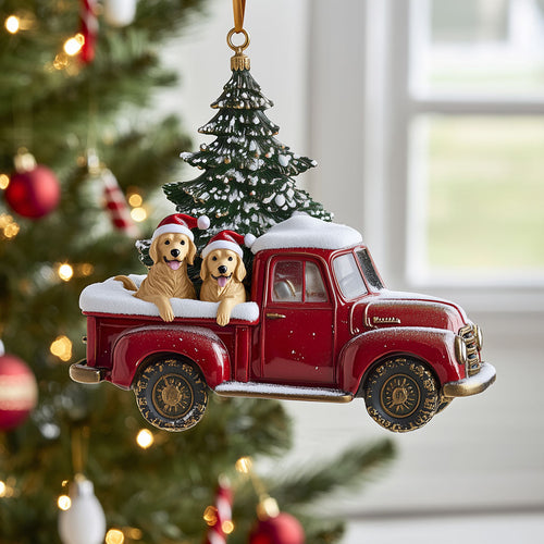 Holiday Hounds Delivery LT3010013CL Christmas Ornament