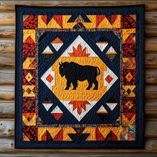 Native Plains Bison WN2410034CL Quilt