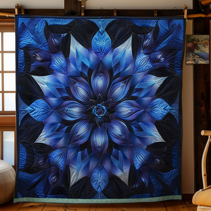 Mystic Blue Petals WN1309053CL Quilt